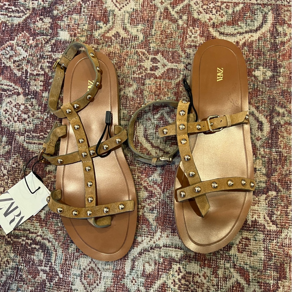 Zara Gladiator Sandals - NWT - Size 8